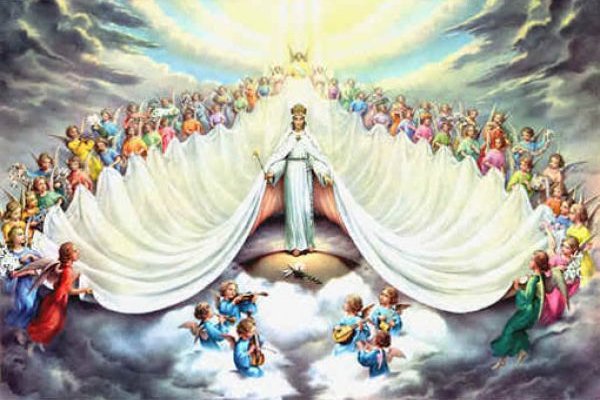 Bunda Maria Diangkat ke Surga, Kebangkitan dari Kejatuhan