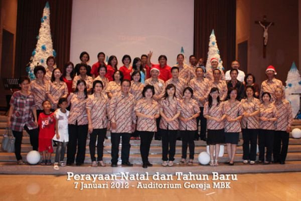 Natal dan Tahun Baru 2012 Wilayah VI Gereja MBK